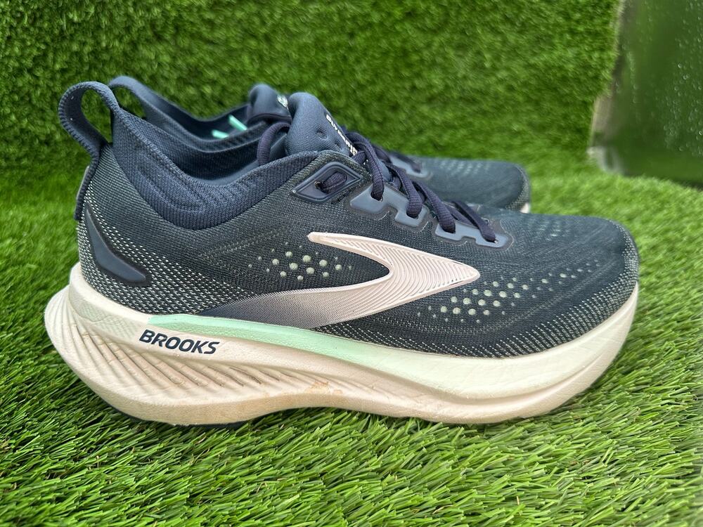 Brooks Glycerin GTS 23 1204921B453 Athletic Sneaker Women's 7B Blue Knit Running